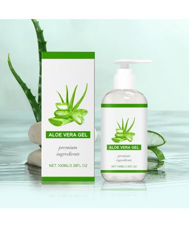  G n rique Aloe Vera Gel 100% Pure 100ml - Organic Aloe Vera Gel for Face Body and Hair Natural After Sun Moisturiser - Buy Online on GoSupps.com
