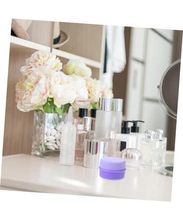 minkissy 1 Set Cream Box Small Cream Container Cosmetic Empty Jar Cream Jar with Sealed Lid Makeup Cream Jar Lip Scrub Container Lip Scrub Jar Travel Storage Box Silica Gel Airless Purple 6.5X6.5X4.5CM Purple - Buy Online on GoSupps.com