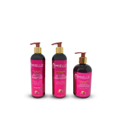 Mielle s Pomegranate and Honey collection set (Leave In Conditioner Shampoo and Conditioner)