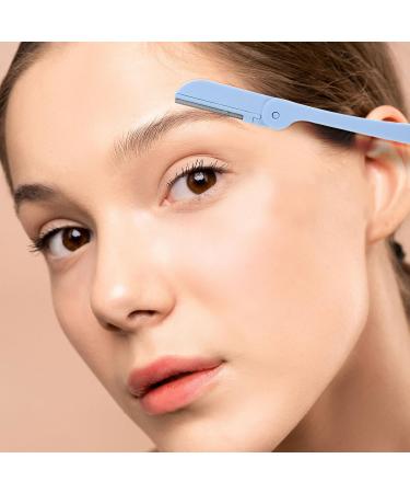 VICASKY Lot de 10 Tondeuses Sourcils Pliables en Acier Inoxydable Bleu Rasoirs Sourcils Portables et Pr cis pour Femmes Taille Compact pour Voyage et Entretien Quotidien - Buy Online on GoSupps.com