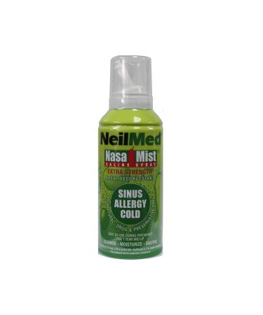 NeilMed Hypertonic NasaMist Saline Spray 4.20 oz (Pack of 2)