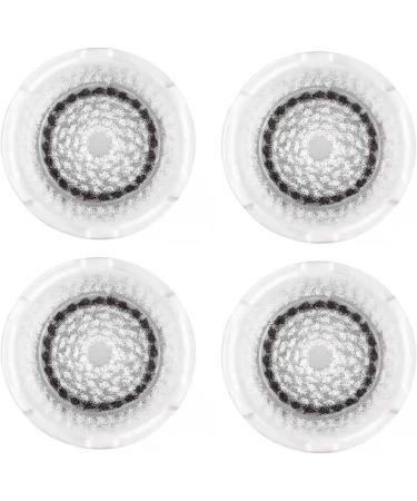 Sensitive Facial Cleansing Brush Head Replacement | Compatible with Clarisonic Mia 1 Mia 2 Mia Fit Alpha Fit Smart Profile Uplift 4 Pack 1 Count (Pack of 4)