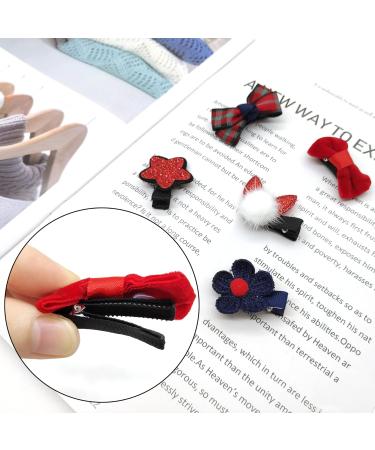 Hayaww 5 PCs Dog Hairpins & Clips - Premium Pet Accessories for Small Dogs & Cats (Red) - Stylish Hair Loops & Arches - Buy Online on GoSupps.com