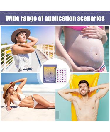 demaxiyad UV Detection Patches Sunscreen Stickers Sunscreen Reminder Stickers Know When to Re-Apply Sunscreen Sun Patch for Sunscreen Star - Buy Online on GoSupps.com