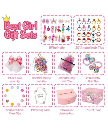 Stylish Hair Accessories for Girls | Jewelry Box Clips Barrettes & More - Perfect Gift for Ages 3-12 | International Shipping Available - Buy Online on GoSupps.com