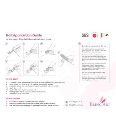 Shop Bling Art Purple Pearlescent Ballerina Coffin False Nails - 24 Long Tips with Glue | International Shipping Available - Buy Online on GoSupps.com