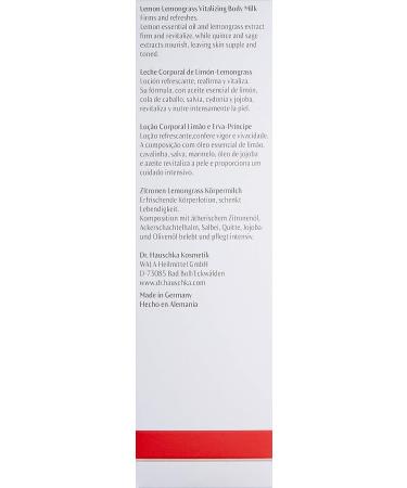 Dr. Hauschka Vitalizing Body Milk Lemongrass - 4.9 fl oz - Buy Online on GoSupps.com