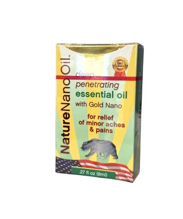 1 Pack - Nature Nano Essential Oil - Dau Con Gau Cong Nghe Na No - 8 mL per Bottles with Only 1 Bottle per Order - Product of USA NATURE ESSENTIAL OIL 1 PACK
