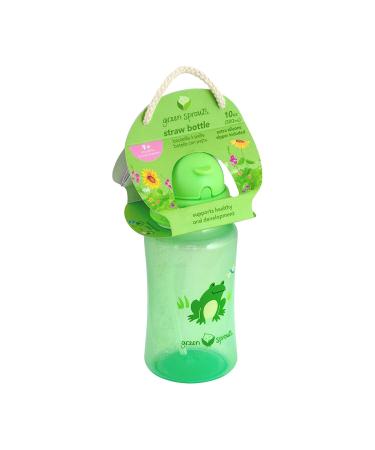 green sprouts Silicone Straw Bottle | Promotes Oral Development | Spill-Proof Flip-Cap | 2 Drinking Options | Dishwasher Safe - Buy Online on GoSupps.com