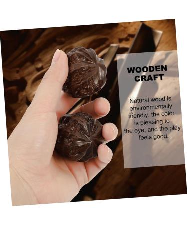 HAPINARY 6-Piece Health Ball Set | Wooden Hand Massager & Craft Ornament for Relaxation & Therapy - Buy Online on GoSupps.com
