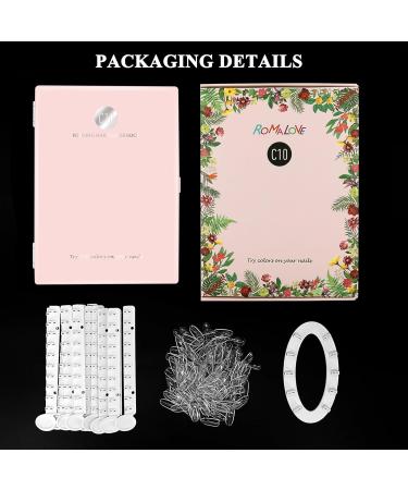 Professional Nail Display Book - 120 Nail Polish Swatch Book with Transparent Nails | Perfect Gel Polish Color Chart for Nail Artists - Buy Online on GoSupps.com