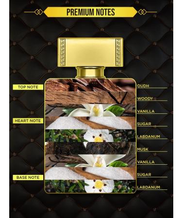 DJ Oud Moment Oud Perfume for Men and Women 100ml Eau De Parfum Premium Luxury Arabic & French Fragrance Scent with Oud Musk Vanilla Woody Fragrance Notes Long-Lasting - Buy Online on GoSupps.com