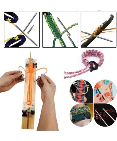 Muye 7 Pack Marlin Spike Paracord Stitching Kit | Lacing Needles & Smoothing Tool | Ideal for Leather Weaving & Paracord Bracelet | Storage Case Included - Buy Online on GoSupps.com