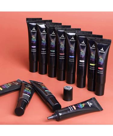 12 Colors Nail Stamping Gel Pack - 8ML UV LED Special Polish for Printed Nail Plates - Buy Online on GoSupps.com