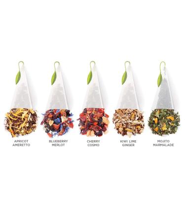 Herbal Retreat Organic Citrus & Fruit Herbal Tea Gift Set | Caffeine-Free 10 Bag Infusers | Petite Presentation Box Sampler - Buy Online on GoSupps.com