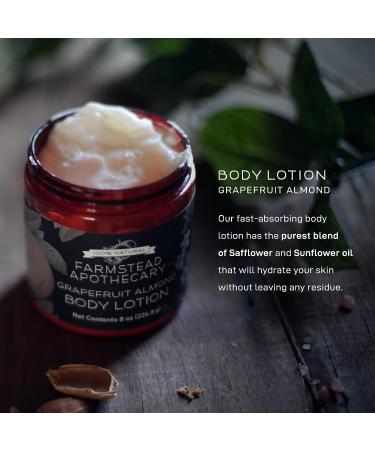 Farmstead Apothecary Organic Safflower Body Lotion 8 Oz (Grapefruit Almond) - Buy Online on GoSupps.com