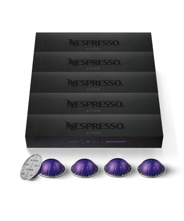 Nespresso Nespresso Vertuo Bundle of 50 Altissio Coffee Capsules Intensity 9 For Espresso 40 ml (5 Packs of 10)