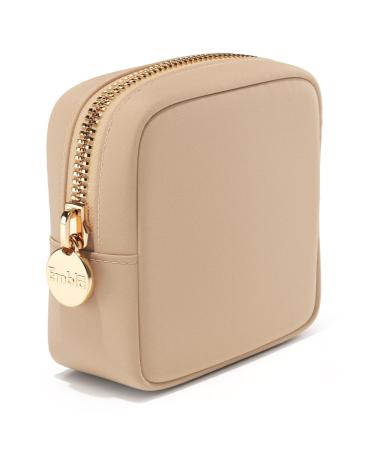 Embla Makeup Bag Travel Bag Pouch, Toiletry Bag, Makeup Organizer, Nylon Cosmetic Zipper Pouches, Clutch, Coin Purse, Storage Bag Organizer, Make up bags Mini, Small, Large Womens Mini Sand - Buy Online on GoSupps.com