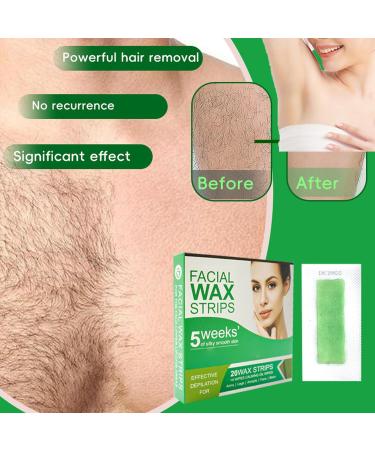 Easy Wax Bandes d' pilation pour le visage pour femmes et hommes efficaces pour le visage les bras les l vres les jambes les aisselles parfum alo s 20 bandes de cire pour le visage 4 4 pi ces - Buy Online on GoSupps.com