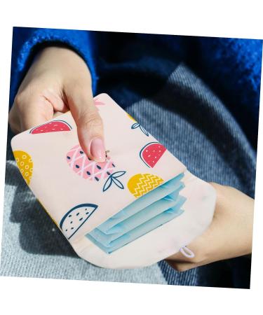 Healifty Teens Napkin Storage Bags - Set of 12 | Organizer for Purse & Travel | Makeup Pad & Tampons Pouch | Period Collection Bag - Buy Online on GoSupps.com