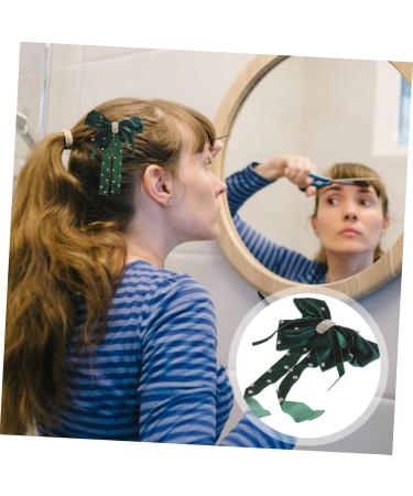 Beaupretty bow hairpin rhinestone hair clips hair clips for girls girl bows for hair female hairpin hair barrette satin hair bows long hair clips women hair decoration hair Hair - Buy Online on GoSupps.com