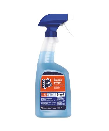 Spic and Span Disinfecting All-Purpose Spray And Glass Cleaner  Fresh Scent  32 Oz Spray Bottle
