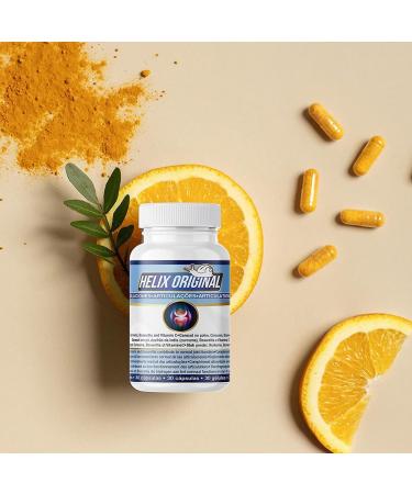 Helix Original - Natural Supplement for Joint Pain | With Snail Extract Turmeric And Boswellia | Lactose Free Gluten Free | 3 units (90 capsules) - Buy Online on GoSupps.com