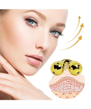 3D Face Massager Roller - Metal V-Line Lifting Gua Sha Tool for Face Eyes Neck & Body Relief | Perfect Gift for Women & Men - Buy Online on GoSupps.com