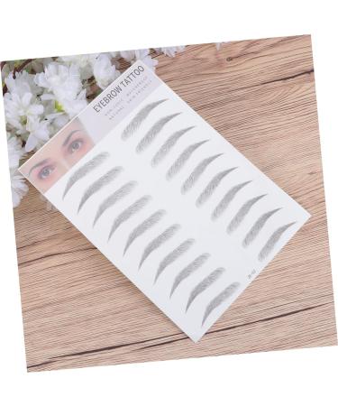 Housoutil 2pcs 3d Eyebrow Stickers Eye Brow Shaping Kit Brow Shaper Makeup Eyebrow Transfer Makeup Tools Hair - Buy Online on GoSupps.com