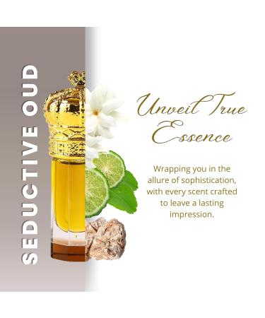 ARABIAN PERFUMES & OILS Seductive Oud Perfume Oil - Romantic Floral Warm Fragrance Oil for Men and Women - Travel Size Perfume 0.10 Fl. Oz. - Buy Online on GoSupps.com