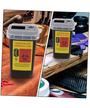 Beaupretty 6 STK Blade Storage Box | Portable Blade Dispenser & Safe Container for Sharp Objects | Flip-Top Waste Blade Cases & Plastic Mussel Shell Trash Can - Buy Online on GoSupps.com