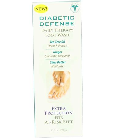 PediFix Diabetic Defense Foot Wash 5.1oz - Daily Therapy for Clean and Healthy Feet - Buy Online on GoSupps.com