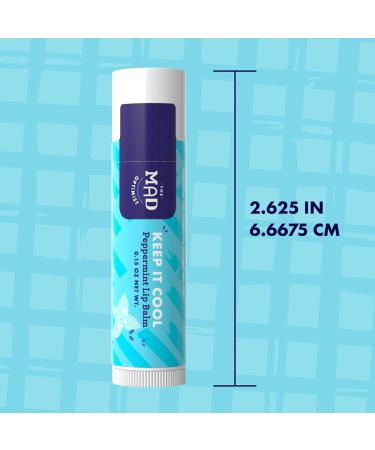 Keep It Cool Peppermint Lip Balm - Moisturizing 0.15 Ounces - International Shipping Available - Buy Online on GoSupps.com