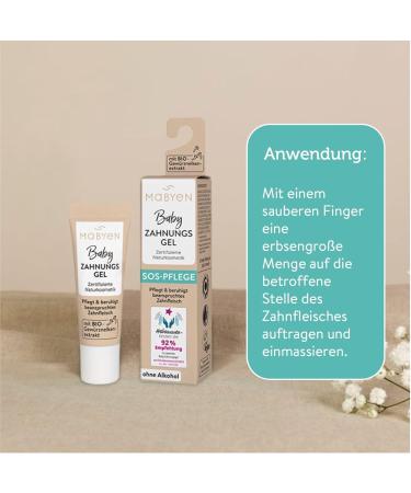 Mabyen Baby Dental Gel 10ml | Alcohol-Free Teething Relief | Gentle & Nourishing Ingredients for Infants | Organic Gum Care from Birth - Buy Online on GoSupps.com