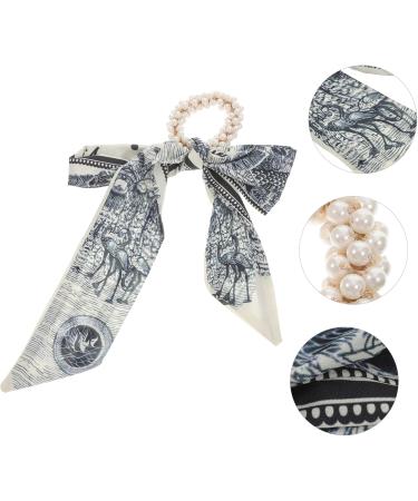 Beavorty 2 Sets hair rope satin scrunchies for hair bowknot hair scrunchies hair scrunchies for womens hair floral hair scarf hair scarf for women blush ribbon fabric Curls Miss the bubble - Buy Online on GoSupps.com