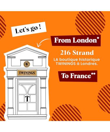 Twinings - Assortiment D couverte Fruit et pice - Th Orange la Cannelle - 40 Sachets - D guster Chaud ou Froid (Lot de 2) - Buy Online on GoSupps.com