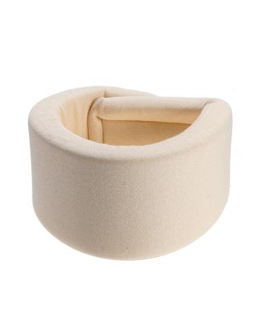 Supvox sponge sore throat neck collar noccap adjustable collarage neck bandage for neck support and pain relief (beige)