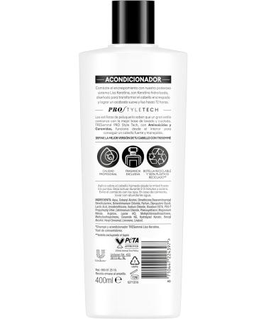  TRESemm TRESemm Keratin Smooth Conditioner for Frizzy or Damaged Hair with Marula Oil and Keratin - Pack of 6 x 400 ml - Buy Online on GoSupps.com