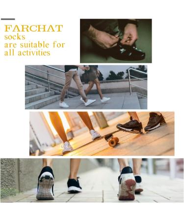 Farchat 12 Pairs Unisex Sneaker Socks - Black White Gray Cotton Sports Socks for Men & Women (Sizes 43-46) - Buy Online on GoSupps.com