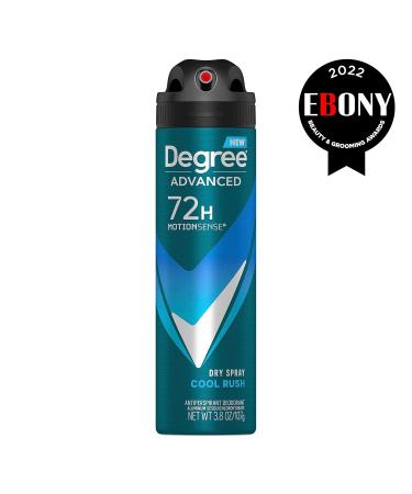 Degree Men Cool Rush Antiperspirant Deodorant Dry Spray 3 Count 3.8 oz & Advanced Protection Stick 4 Count 2.7 oz Bundle - Buy Online on GoSupps.com