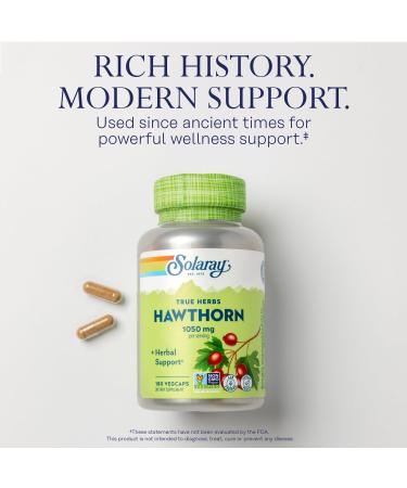 SOLARAY Mullein Leaf 330 mg and Hawthorn Berry Capsules 1050 mg - Soothing Herbal Support Bundle for Overall Health and Wellness - Vegan Non-GMO 60-Day Guarantee Lab Verified 200/180 VegCaps - Buy Online on GoSupps.com