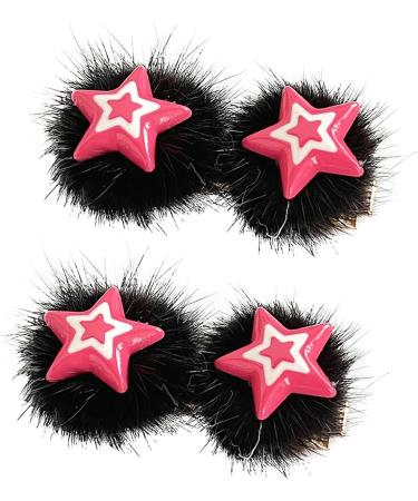 Braids Hair Clip For Hot Girls Plush Star Hair Barrettes Plush Ponytail Bangs Hair Barrettes For Teens Girls Hair Clip - Buy Online on GoSupps.com