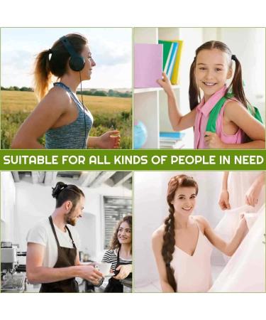 100-Piece Black Hair Ties for Thick and Curly Hair - Hair Dreams Collection - Buy Online on GoSupps.com