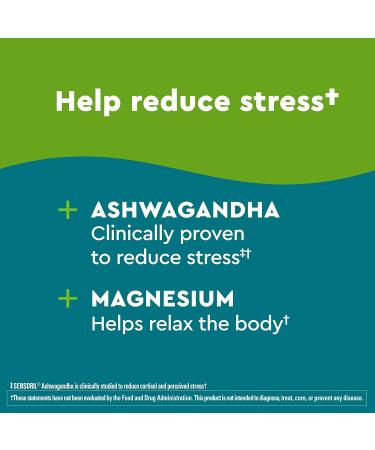 Nature Made Wellblends Calm & Relax - Ashwagandha 125mg, Magnesium 300mg - 54 Vegetarian Capsules - Buy Online on GoSupps.com