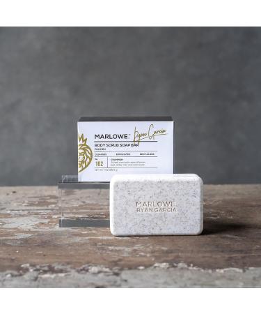 MARLOWE No. 102 Body Scrub Soap for Men - Limited Edition Ryan Garcia Champion Bar 7oz (1 Pack) - Buy Online on GoSupps.com