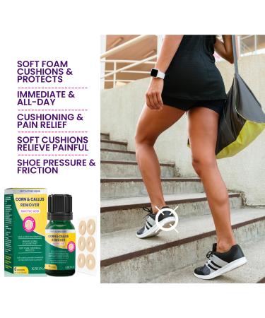 Fast-Acting Corn & Callus Remover with Salicylic Acid - 6PCS - Buy Online on GoSupps.com
