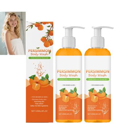 homomdy Khaki foaming bath for the elderly natural khaki shower gel for deep cleansing and body hydration refreshing fragrance to eliminate strong odors (2 pcs)