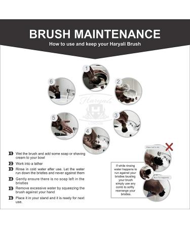 Premium Haryali London Wooden Razor Set - 3 Blades Black Roof Hair Brush Soap & Bowl - Perfect Gift for Men - Buy Online on GoSupps.com