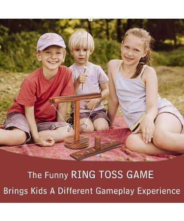 Vamslove Hook and Ring Toss Game | Fun 2 Player Hook Shot Ring Game for Adults & Kids | Great Backyard Game for Family BBQs | Indoor Party Game and Decoration | Gifts & Toys - Buy Online on GoSupps.com