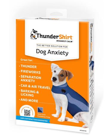 Buy ThunderShirt for Dogs - Anxiety Vest for Medium Dogs (26-40 lb) - Blue | Best Dog Calm Solution - Buy Online on GoSupps.com